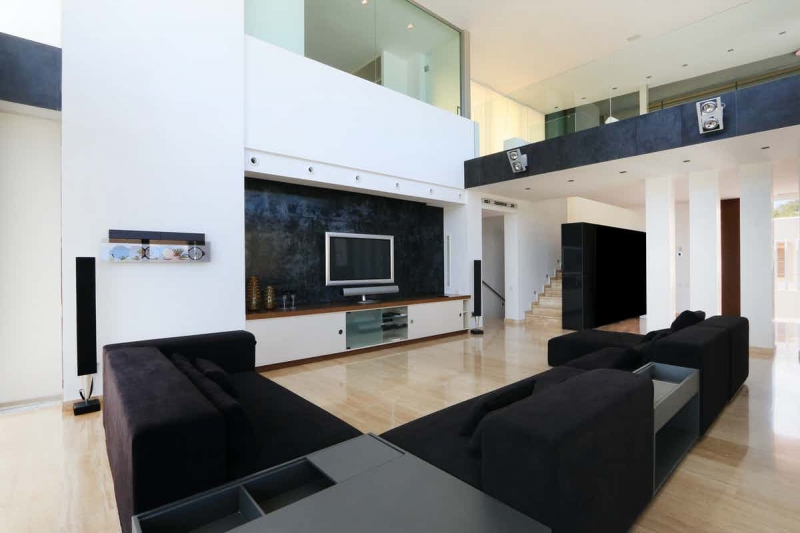 Salón - Villa en Sa Carroca, San José, Ibiza - Engel & Völkers Ibiza - Inmobiliaria en Ibiza