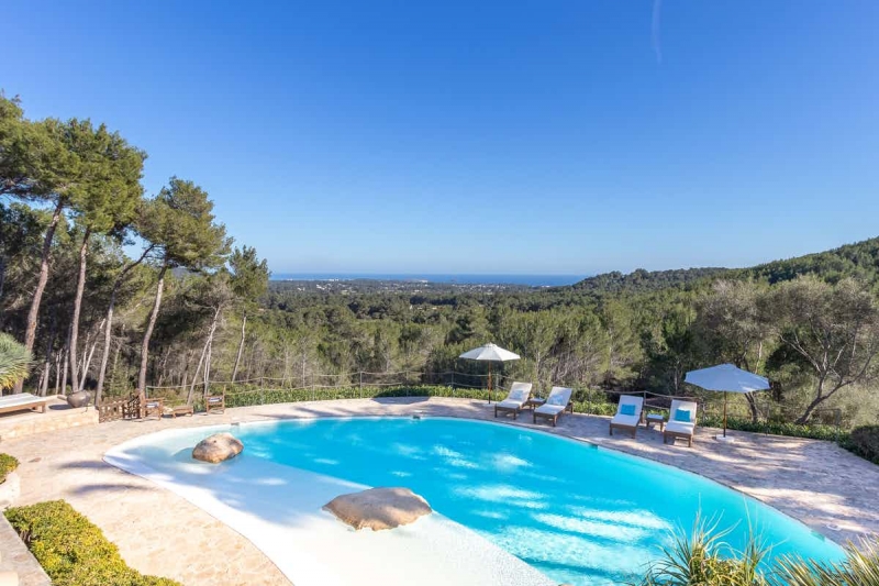 Vistas - Villa en Santa Eulalia, Ibiza - Engel & Völkers Ibiza-Inmobiliaria en Ibiza - Comprar casas