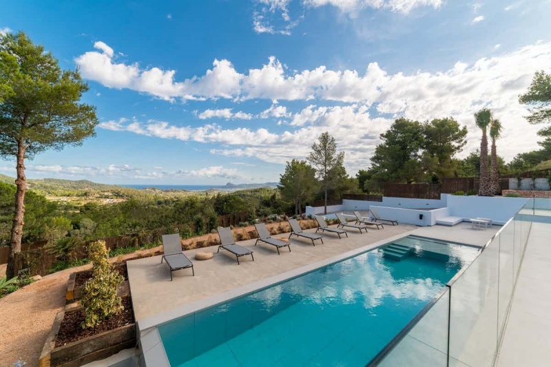 Piscina - Villa en San José, Ibiza - Engel & Völkers Ibiza - Inmobiliaria en Ibiza