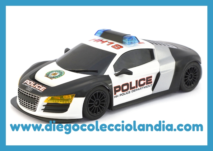 Coches de Policía Scalextric. www.diegocolecciolandia.com . Slot Police Cars . Tienda Scalextric .