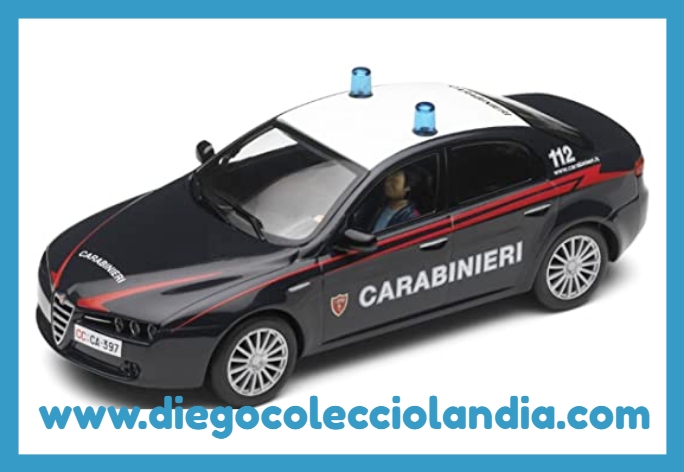Coches de Polica Scalextric. www.diegocolecciolandia.com . Slot Police Cars . Tienda Scalextric .