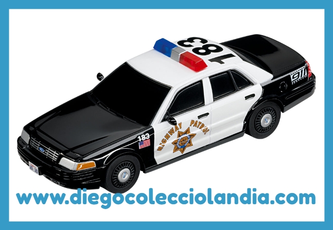 Coches de Polica Scalextric. www.diegocolecciolandia.com . Slot Police Cars . Tienda Scalextric .