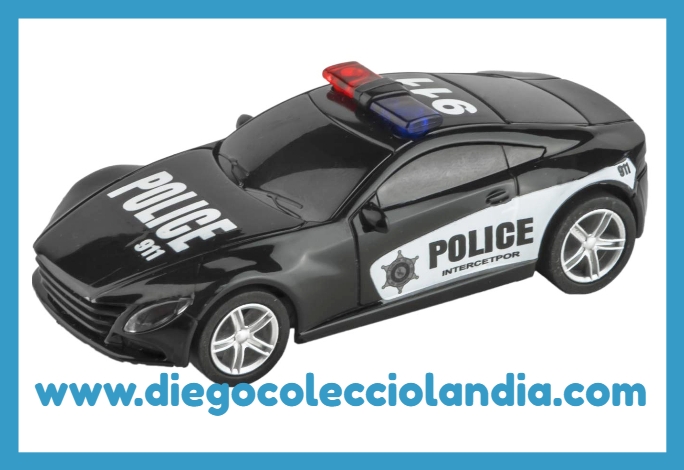 Coches de Polica Scalextric. www.diegocolecciolandia.com . Slot Police Cars . Tienda Scalextric .