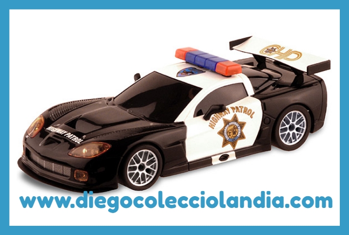 Coches de Polica Scalextric. www.diegocolecciolandia.com . Slot Police Cars . Tienda Scalextric .