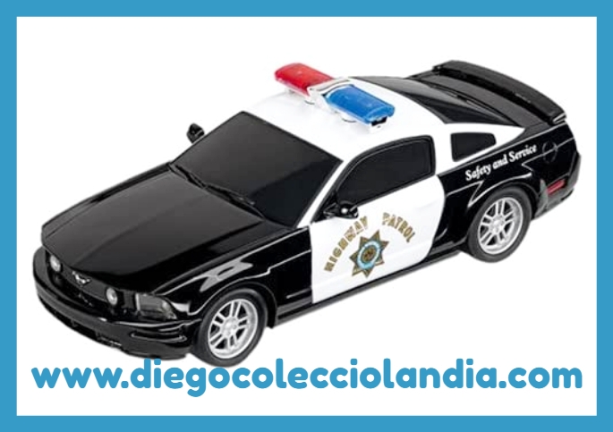 Coches de Policía Scalextric. www.diegocolecciolandia.com . Slot Police Cars . Tienda Scalextric .