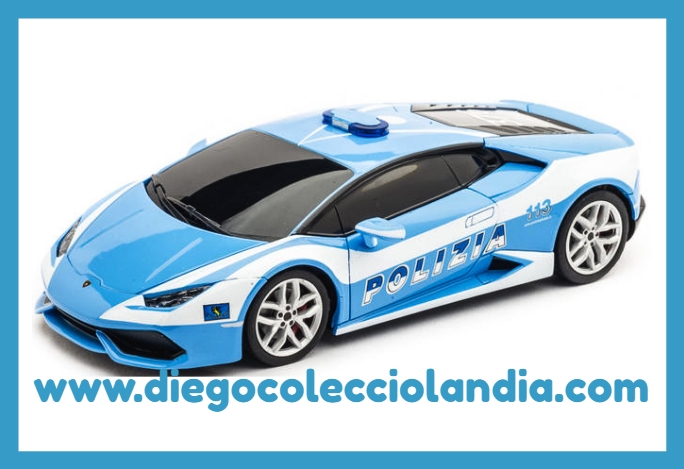 Coches de Policía Scalextric. www.diegocolecciolandia.com . Slot Police Cars . Tienda Scalextric .