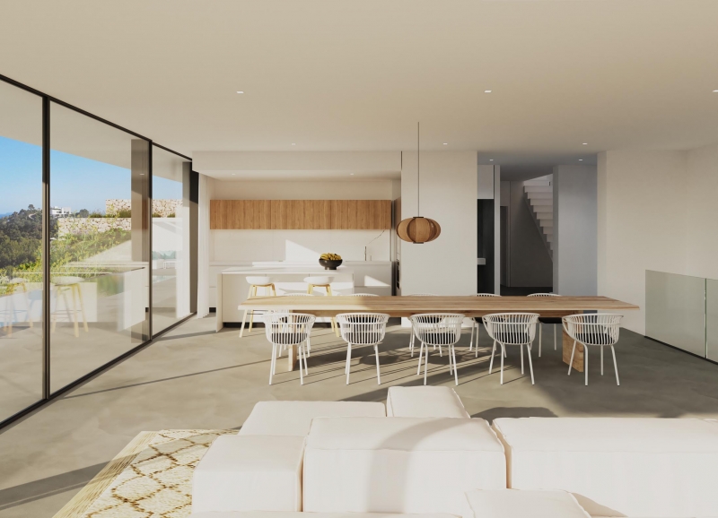 Salón - Terreno en Roca Llisa, Santa Eulalia, Ibiza - Engel & Völkers Ibiza - Inmobiliaria en Ibiza