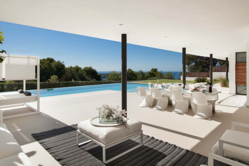 Jardín - Villa en Es Cubells, San José, Ibiza - Engel & Völkers Ibiza - Inmobiliaria en Ibiza