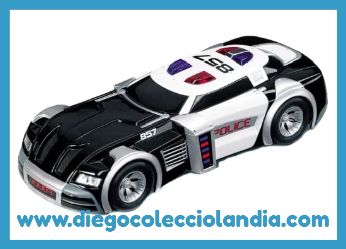 Coches de Policía Scalextric. www.diegocolecciolandia.com . Slot Police Cars . Tienda Scalextric .