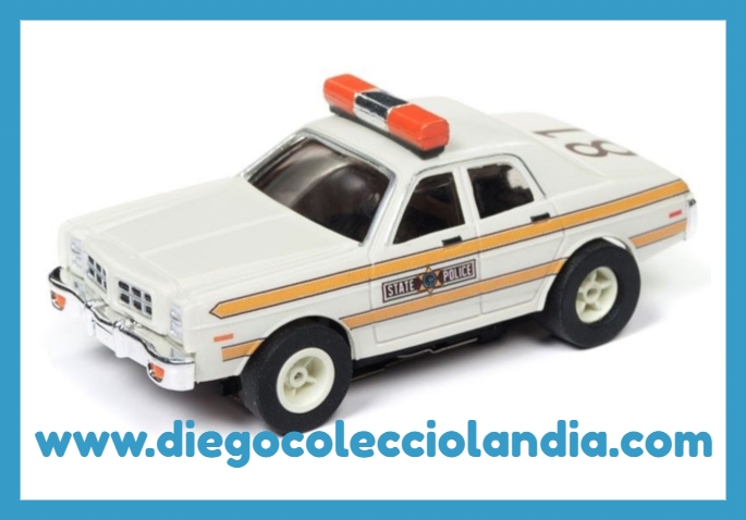 Coches de Polica Scalextric. www.diegocolecciolandia.com . Slot Police Cars . Tienda Scalextric .