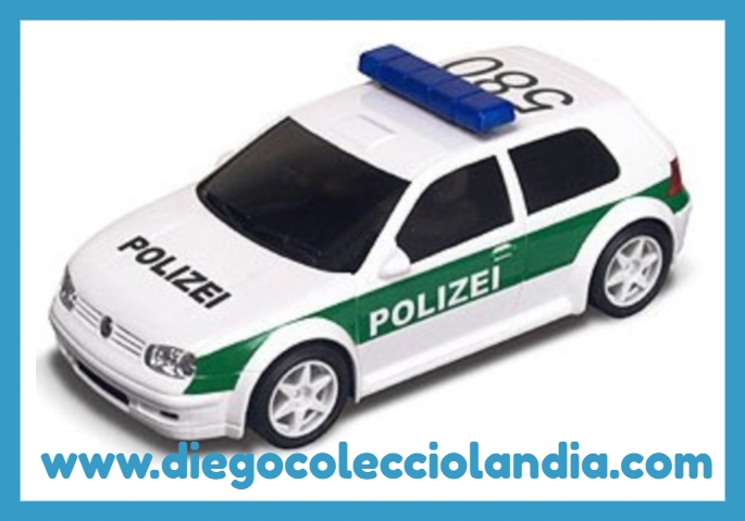 Coches de Policía Scalextric. www.diegocolecciolandia.com . Slot Police Cars . Tienda Scalextric .