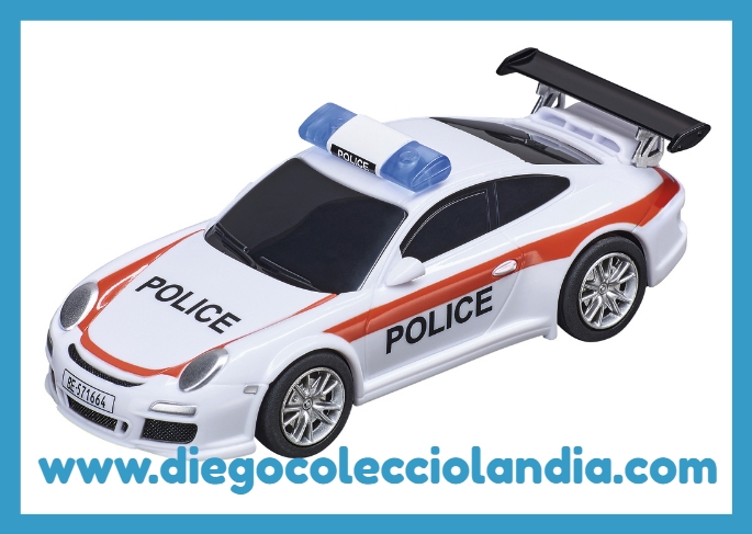 Coches de Policía Scalextric. www.diegocolecciolandia.com . Slot Police Cars . Tienda Scalextric .