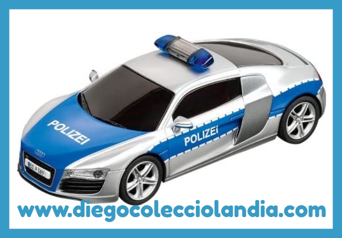 Coches Policía Scalextric. www.diegocolecciolandia.com . Slot Police Cars . Tienda Scalextric Madrid
