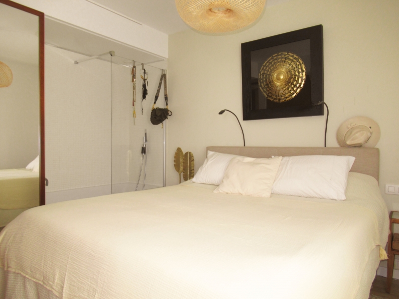 Dormitorio - Apartamento en Ibiza- Engel & Vlkers Ibiza - Inmobiliaria en Ibiza - Comprar casa