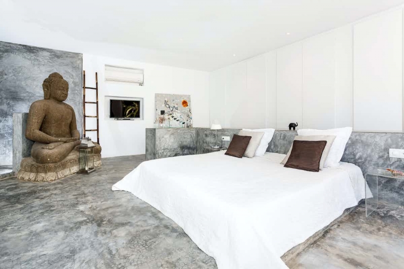 Dormitorio - Villa en Santa Gertrudis, Santa Eulalia, Ibiza - Engel & Vlkers Ibiza	