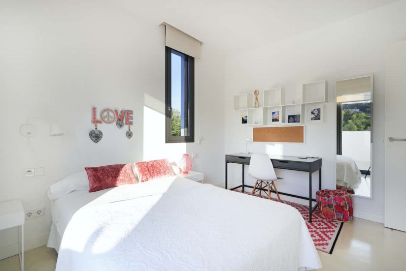 Dormitorio - Villa en Jess, Santa Eulalia, Ibiza - Engel & Vlkers Ibiza - Inmobiliaria en Ibiza	