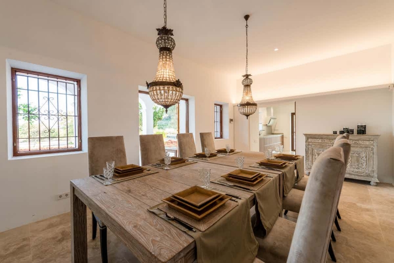 Comedor - Villa in San Lorenzo, San Juan, Ibiza - Engel & Vlkers Ibiza -Inmobiliaria en Ibiza