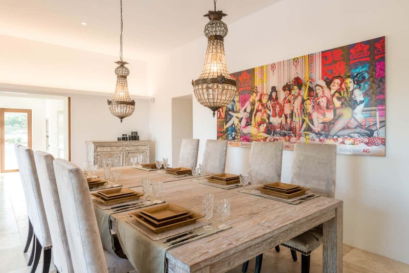 Comedor - Villa en San Lorenzo, San Juan, Ibiza - Engel & Vlkers Ibiza -Inmobiliaria en Ibiza