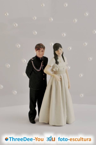 Ponte En Tu Tarta - Figuras 3d para tartas de boda y comunin - ThreeDee-You Foto-Escultura 3d-u