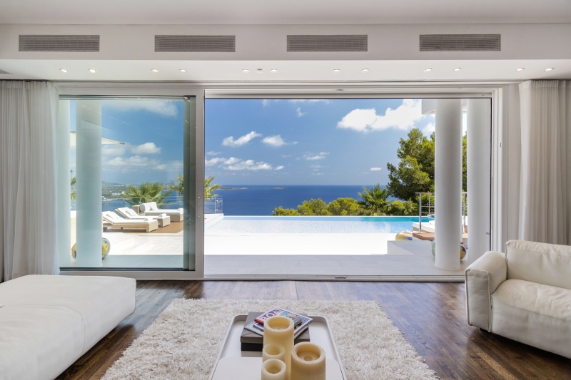 Salón - Villa en Siesta, Santa Eulalia, Ibiza - Engel & Völkers Ibiza - Inmobiliaria en Ibiza	