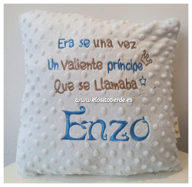 Cojn cuento personalizado cuna o cama beb