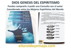 Libro de espiritismo, dios genesis del espiritismo, firmado por el autor en eltarotdeyemaya.com