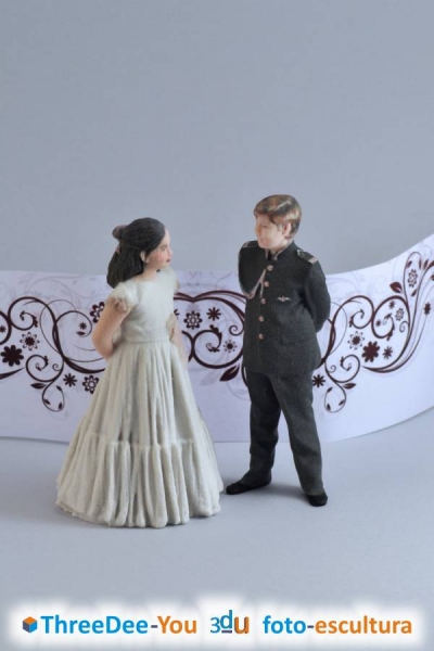 Ponte En Tu Tarta - Figuras 3d para tartas de boda y comunin - ThreeDee-You Foto-Escultura 3d-u