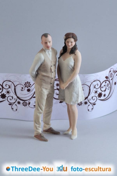 Ponte En Tu Tarta - Figuras 3d para tartas de boda y comunin - ThreeDee-You Foto-Escultura 3d-u