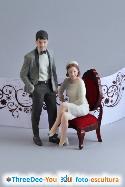 Ponte En Tu Tarta - Figuras 3d para tartas de boda y comunin - ThreeDee-You Foto-Escultura 3d-u