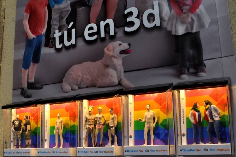 Orgullo Gay 2019 - Figuras de fantasía - ThreeDee-You Foto-Escultura 3d-u