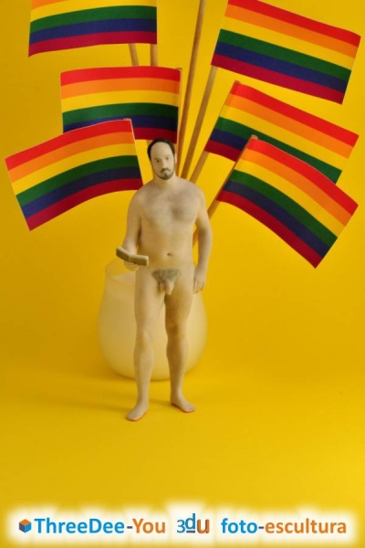 Orgullo Gay 2019 - Figuras de fantasía - ThreeDee-You Foto-Escultura 3d-u