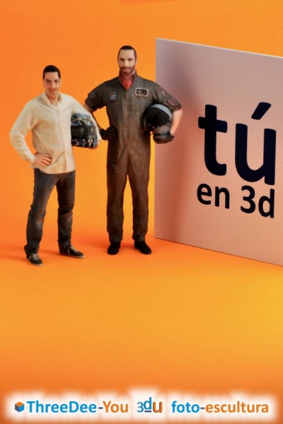 Tú en 3d - ThreeDee-You Foto-Escultura 3d-u