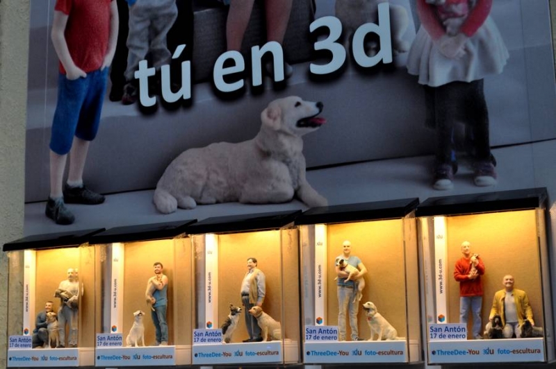 San Antón - mascotas - Figuras en 3d de animales - ThreeDee-You Foto-Escultura 3d-u
