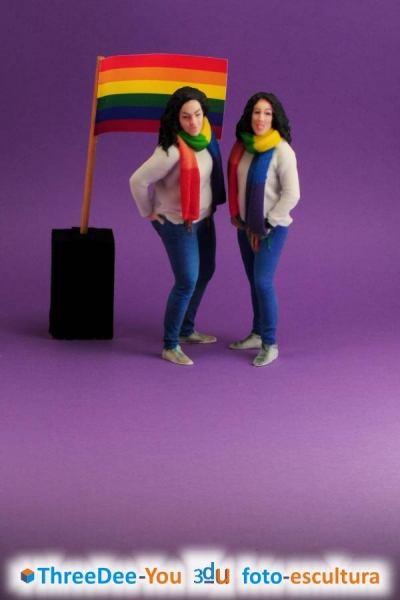 Orgullo Gay 2020 - Figuras de fantasa - ThreeDee-You Foto-Escultura 3d-u