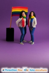 Orgullo gay 2020 - figuras de fantasia - threedee-you foto-escultura 3d-u
