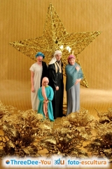 Navidad - ponte en tu beln - regalo familiar - threedee-you foto-escultura 3d-u