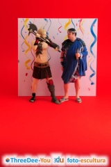 Carnaval - figuras en 3d de fantasia - threedee-you foto-escultura 3d-u