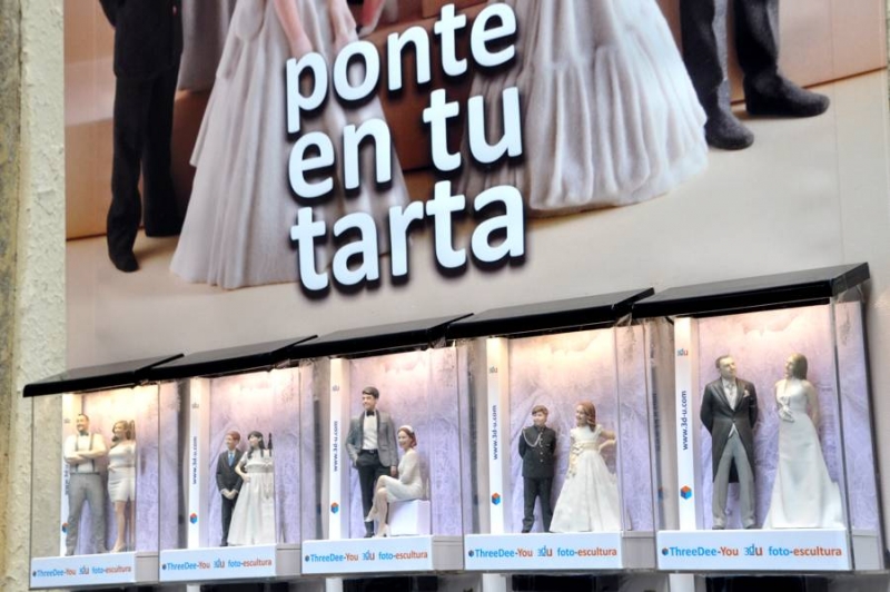 Ponte En Tu Tarta - Figuras 3d para tartas de boda y comunin - ThreeDee-You Foto-Escultura 3d-u