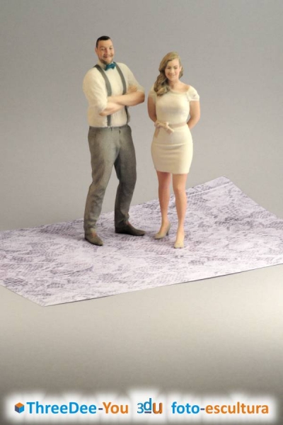 Ponte En Tu Tarta - Figuras 3d para tartas de boda y comunin - ThreeDee-You Foto-Escultura 3d-u