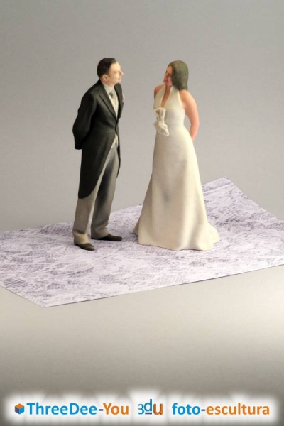 Ponte En Tu Tarta - Figuras 3d para tartas de boda y comunin - ThreeDee-You Foto-Escultura 3d-u