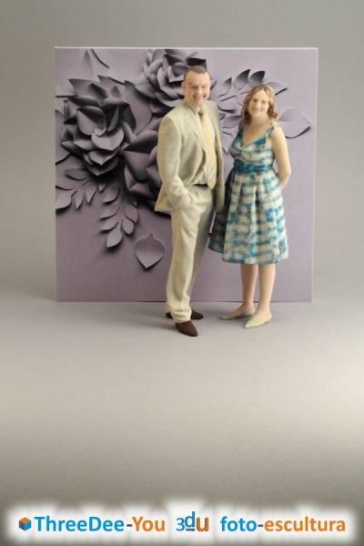 Ponte En Tu Tarta - Figuras 3d de novios para tartas de boda - ThreeDee-You Foto-Escultura 3d-u