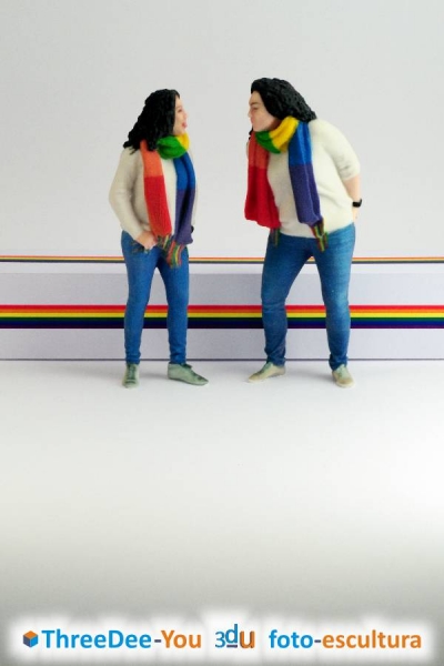 Orgullo Gay 2021 - Figuras 3d de fantasía - ThreeDee-You Foto-Escultura 3d-u