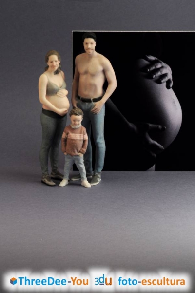 T Tripita - Recuerdo del embarazo - ThreeDee-You Foto-Escultura 3d-u