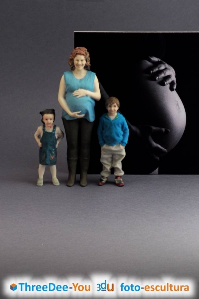 Tú Tripita - Recuerdo del embarazo - ThreeDee-You Foto-Escultura 3d-u