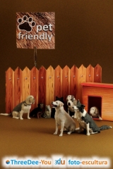 San anton - mascotas - figuras 3d de animales - threedee-you foto-escultura 3d-u