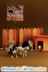 San anton - mascotas - figuras 3d de animales - threedee-you foto-escultura 3d-u
