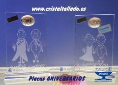 Personalizar placas cristal galicia