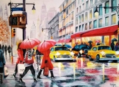 Obra de arte de compras en nueva york