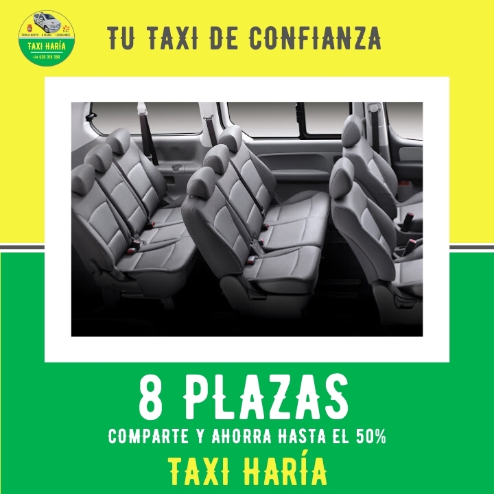 8 PLAZAS PARA COMPARTIR