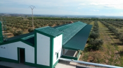 Aislamiento de cubierta exterior terminada en verde navarra 2